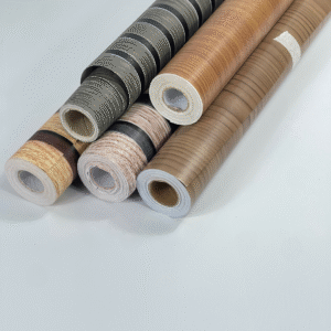 Papel de parede adesivo madeira ripada 3d lavável 45cmx 10mts