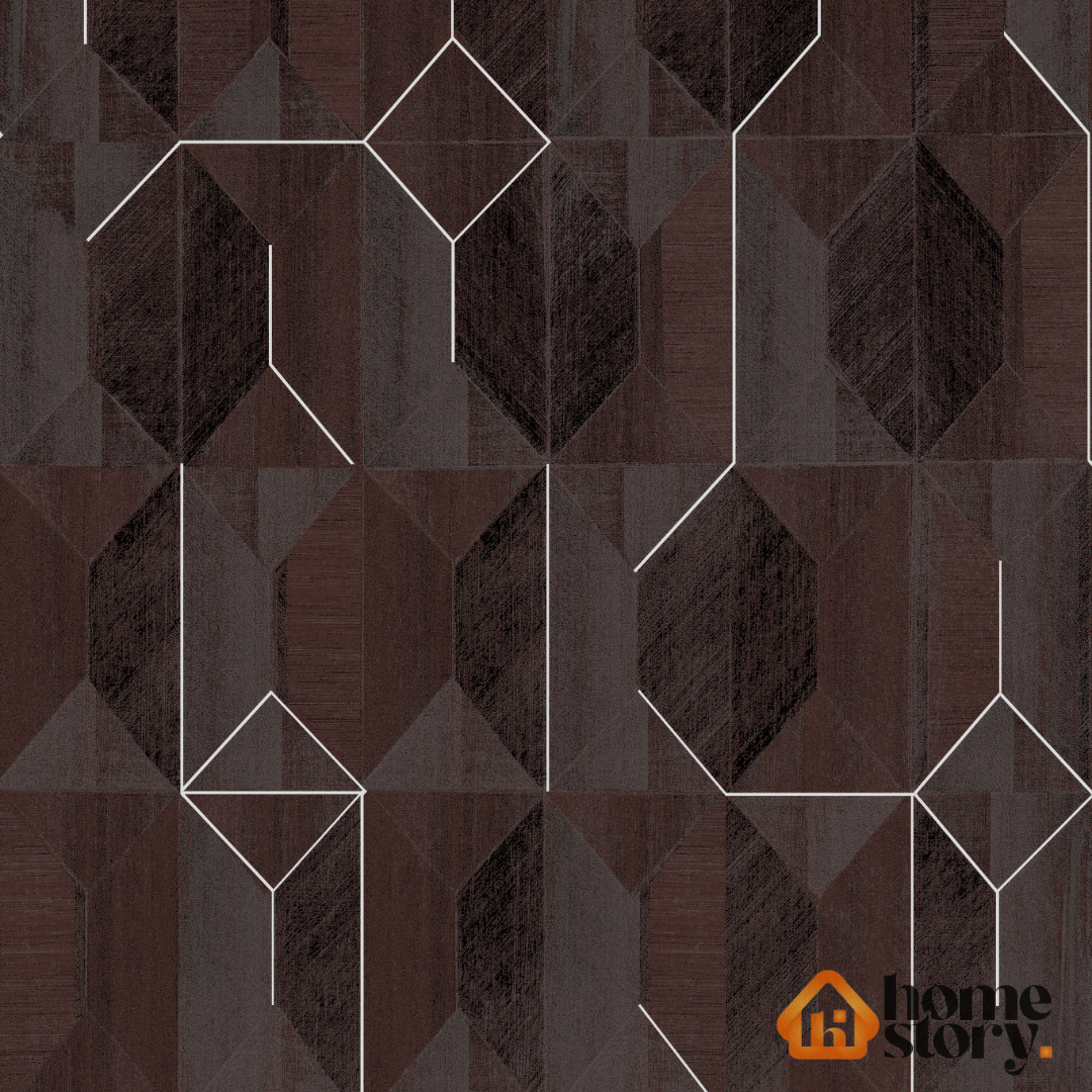 Papel de Parede Geométrico Vinílico Lavável 53cmx10mt – Avalon 01 - Imagem 4