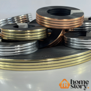 Fita canelada metalizada de 20mm com 5 metros de comprimento