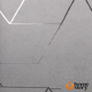 Papel de Parede Geométrico Metálico Vinílico – Base TNT | 53cm x 10m