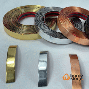 Fitas metalizada de pvc 20mm com autocolante 5 metros