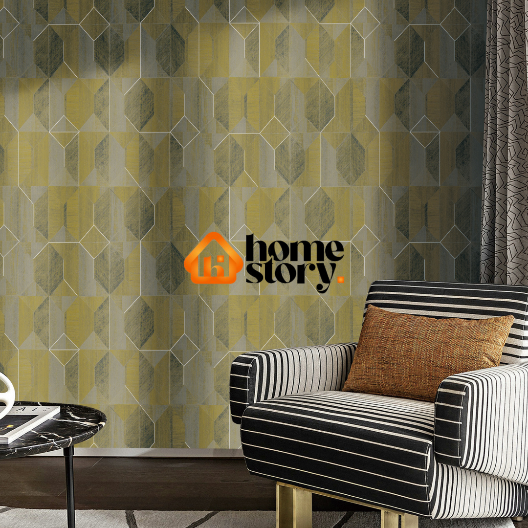 Papel de Parede Geométrico Vinílico Lavável 53cmx10mt – Avalon 01 - Imagem 5