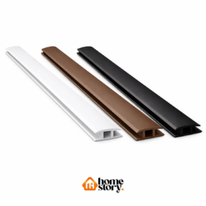 Perfil H para Junção de Chapas e Fundo de Armário 20mm – Barra 3 Metros | Encaixe até 4mm
