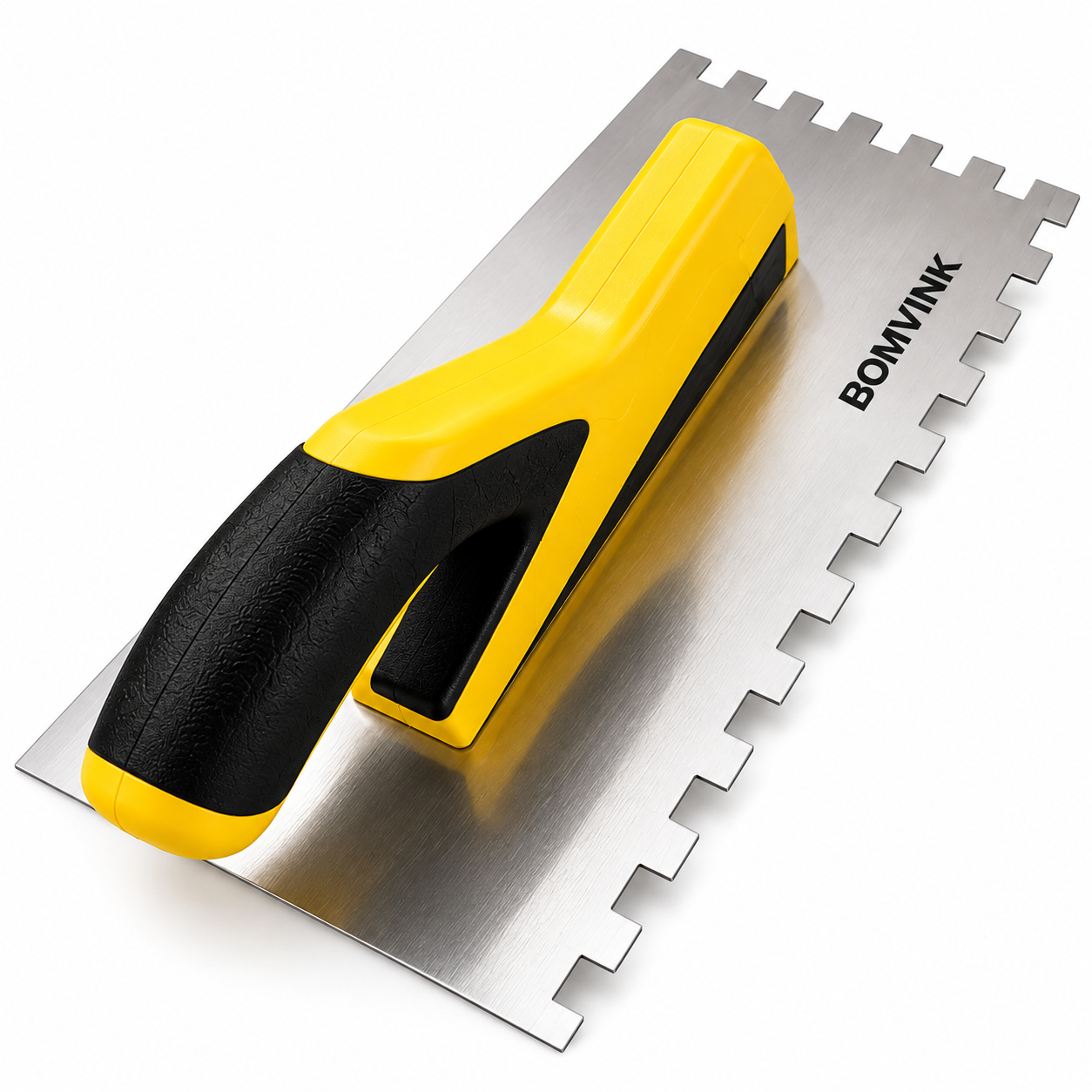 Desempenadeira de Aço Inox BOMVINK 12x28cm com Cabo Ergonômico - Imagem 2